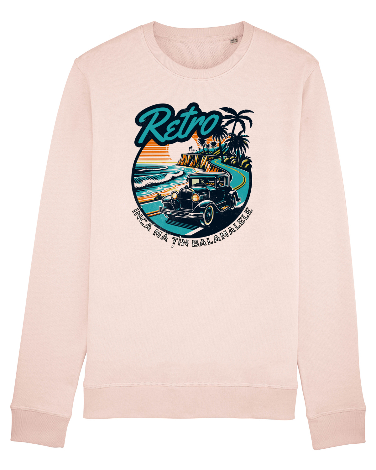 Bluză mânecă lungă Unisex Rise Candy Pink
