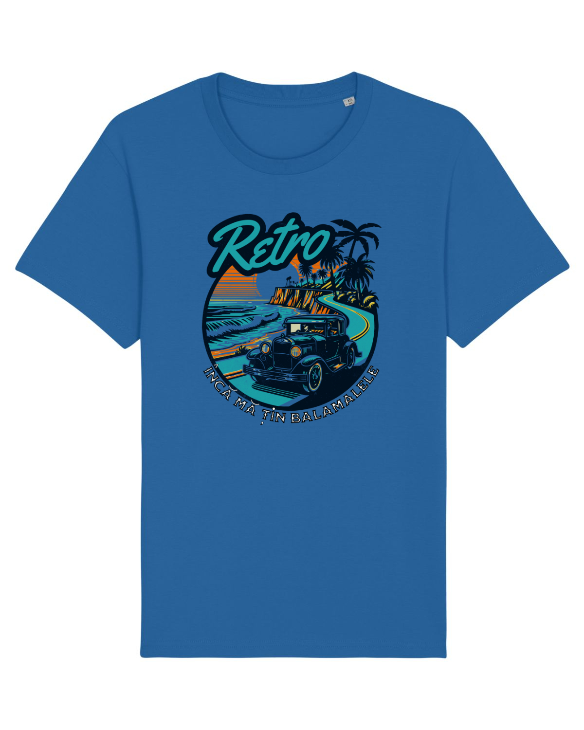 Tricou mânecă scurtă Unisex Rocker Royal Blue