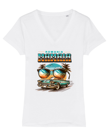 Romania Mamaia - Un tricou de vara, de plaja, de party White