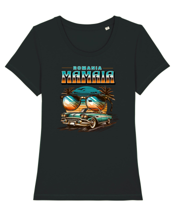 Romania Mamaia - Un tricou de vara, de plaja, de party Black