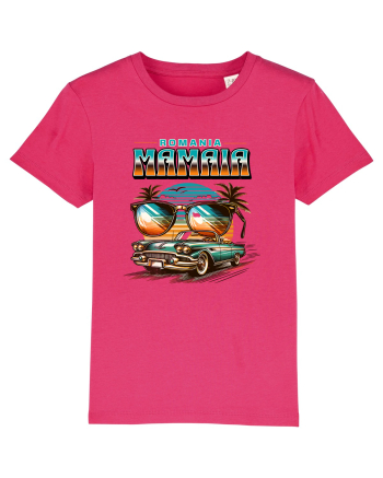 Romania Mamaia - Un tricou de vara, de plaja, de party Raspberry