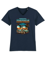 Romania Mamaia - Un tricou de vara, de plaja, de party Tricou mânecă scurtă guler V Bărbat Presenter