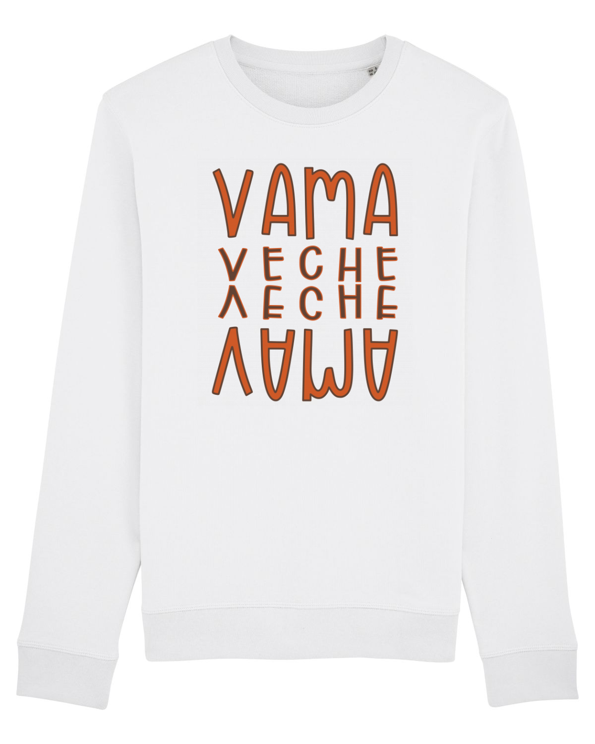Bluză mânecă lungă Unisex Rise White