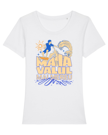 Pentru surferi, de vara. Ma ia valul mai mereu White