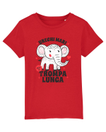 Tricou cu elefant - urechi mari, trompa lunga Tricou mânecă scurtă  Copii Mini Creator