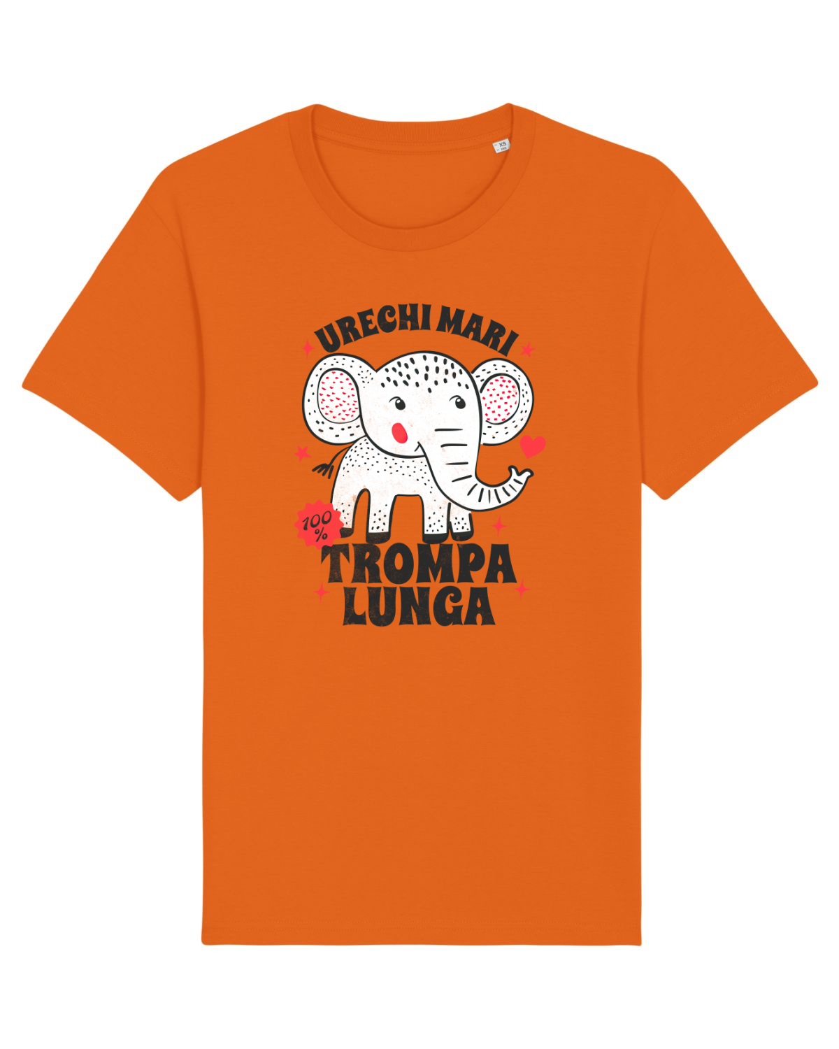 Tricou mânecă scurtă Unisex Rocker Bright Orange