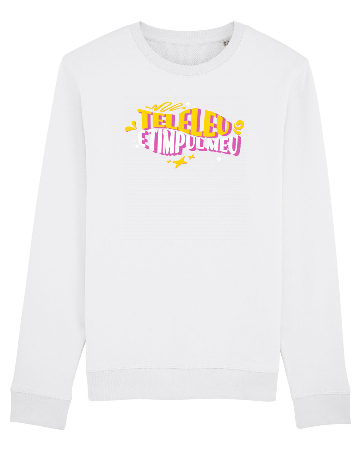 Bluză mânecă lungă Unisex Rise White