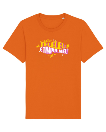 Teleleu, e timpul meu - design de vara, de concediu, relaxare Bright Orange