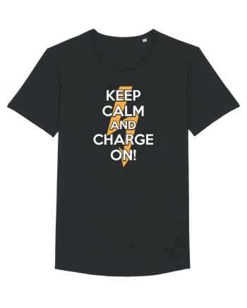 Keep calm and Charge on Black