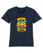 Mancacios - pentru pofticiosi Tricou mânecă scurtă guler V Bărbat Presenter