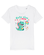 Dinozaur onomastica, zi de nastere - Este ziua mea Tricou mânecă scurtă  Copii Mini Creator