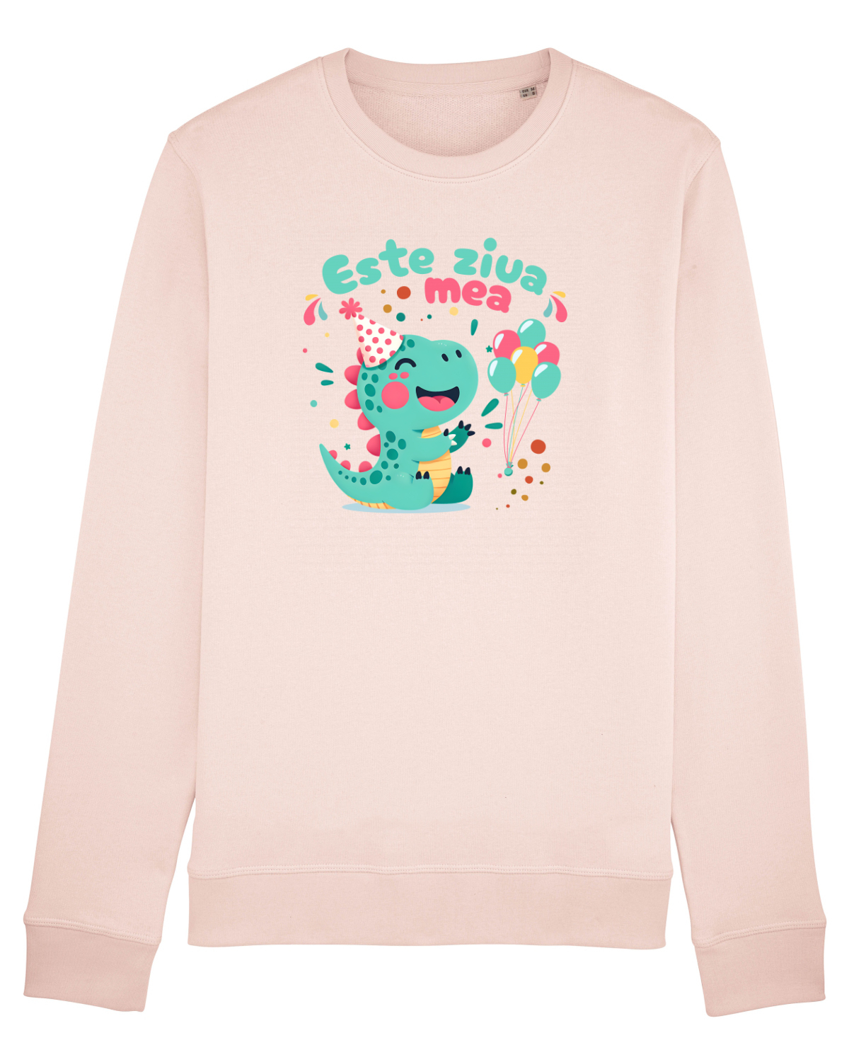 Bluză mânecă lungă Unisex Rise Candy Pink