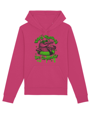 Viata riscanta de crocodil - un design de vara, de piscina, de plaja Raspberry