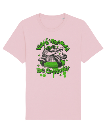 Viata riscanta de crocodil - un design de vara, de piscina, de plaja Cotton Pink