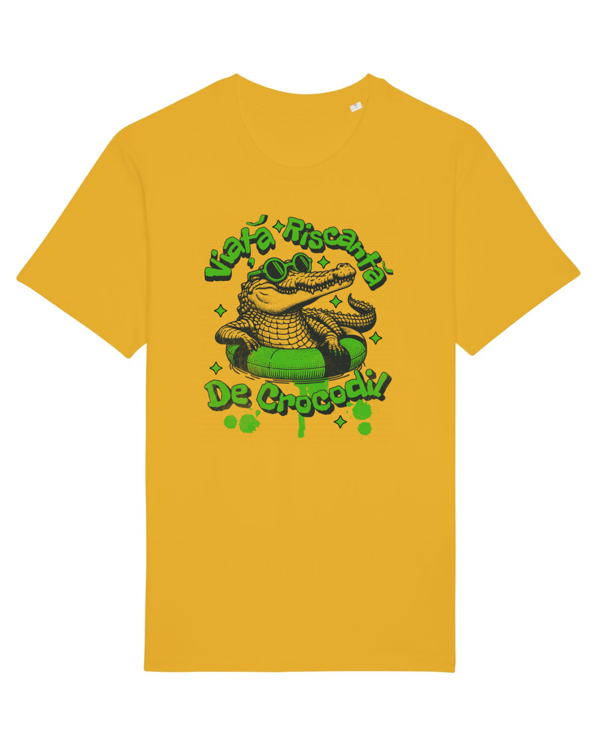 Tricou mânecă scurtă Unisex Rocker Spectra Yellow