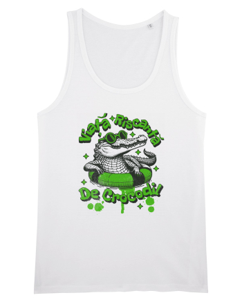 Viata riscanta de crocodil - un design de vara, de piscina, de plaja White