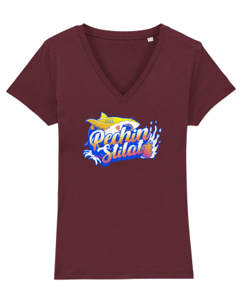 Rechin stilat - de vara pentru rechinii de pe plaja Burgundy