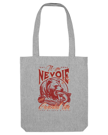 Design cu ursi - n-am nevoie de gunoiul tau, lasa-mi casa-n pace! Heather Grey