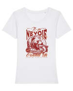 Design cu ursi - n-am nevoie de gunoiul tau, lasa-mi casa-n pace! Tricou mânecă scurtă guler larg fitted Damă Expresser
