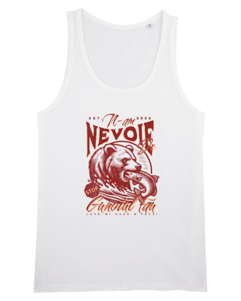 Design cu ursi - n-am nevoie de gunoiul tau, lasa-mi casa-n pace! White