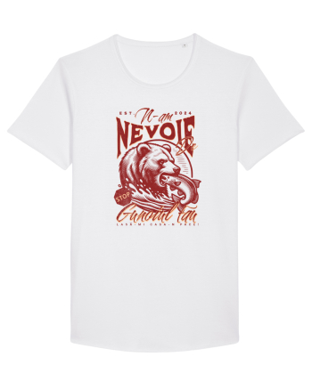 Design cu ursi - n-am nevoie de gunoiul tau, lasa-mi casa-n pace! White