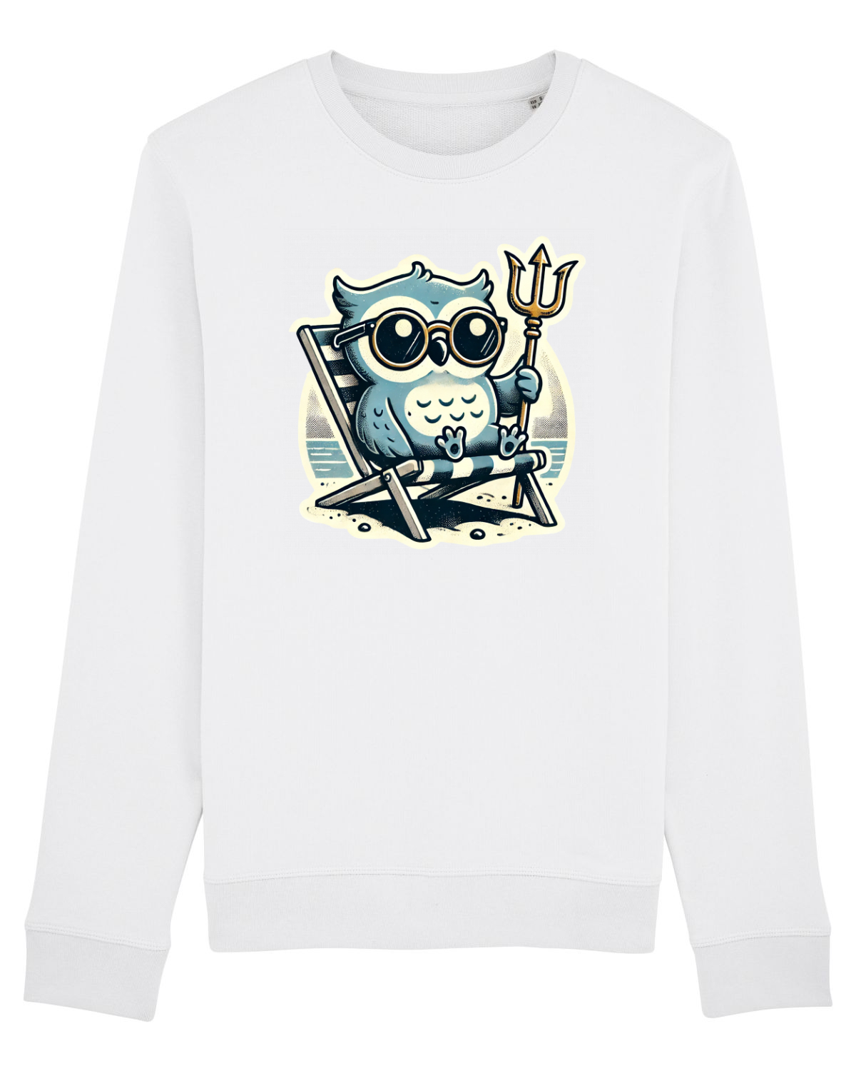 Bluză mânecă lungă Unisex Rise White