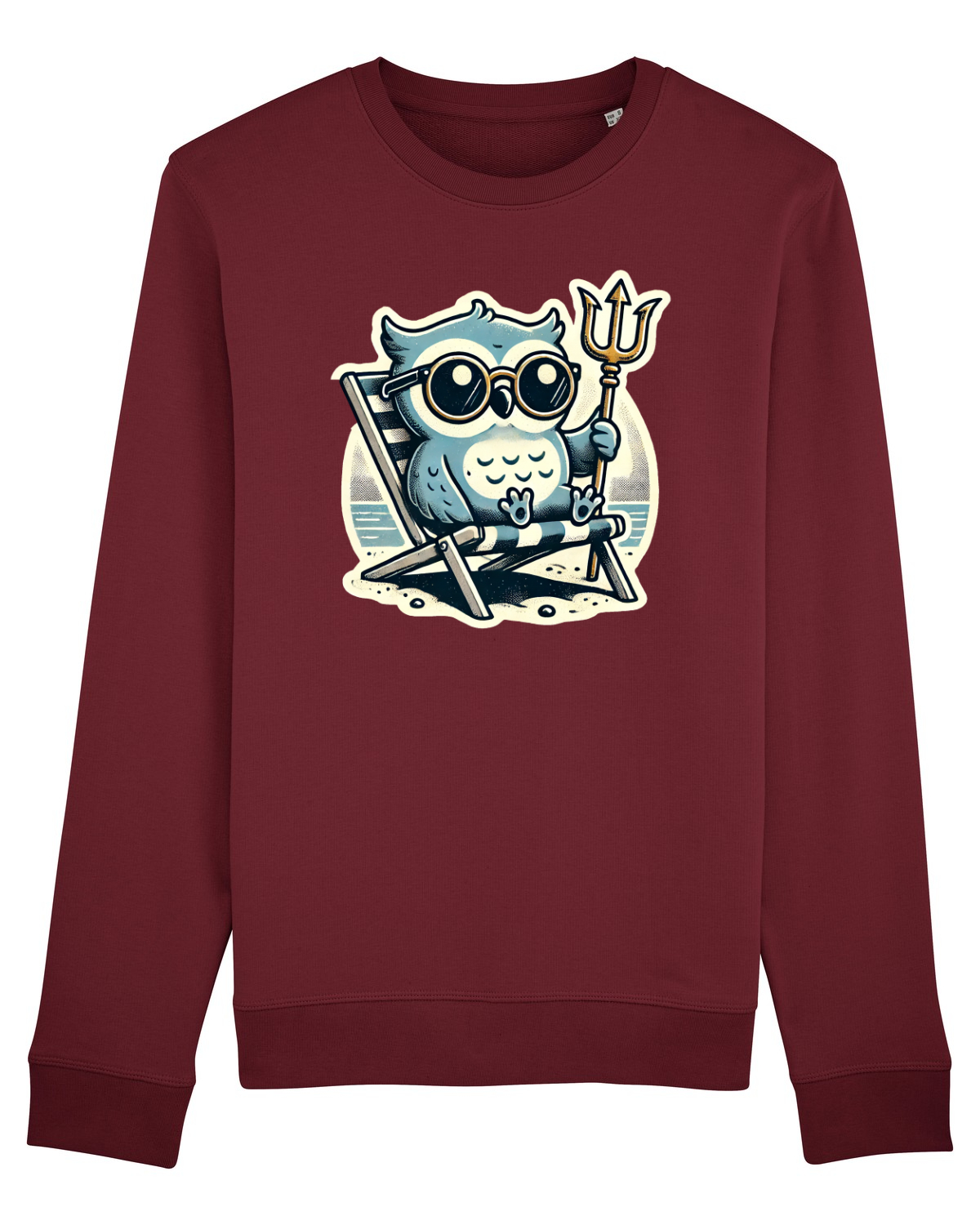 Bluză mânecă lungă Unisex Rise Burgundy