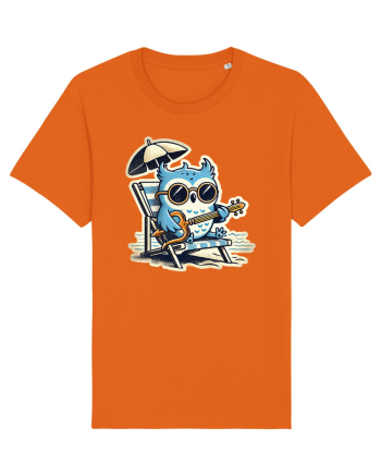 Pampsy pe plaja, cantand la trident Bright Orange