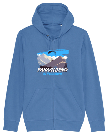 Paragliding is freedom Bright Blue