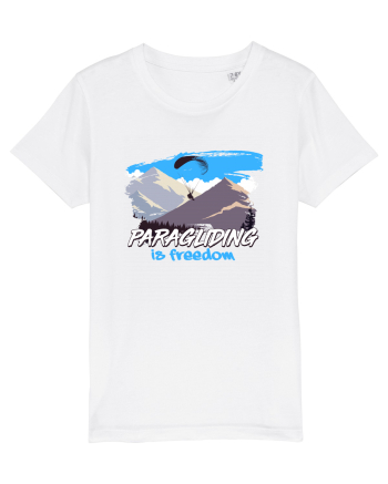 Paragliding is freedom White