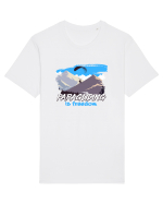 Paragliding is freedom Tricou mânecă scurtă Unisex Rocker