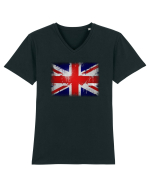 UK flag Tricou mânecă scurtă guler V Bărbat Presenter