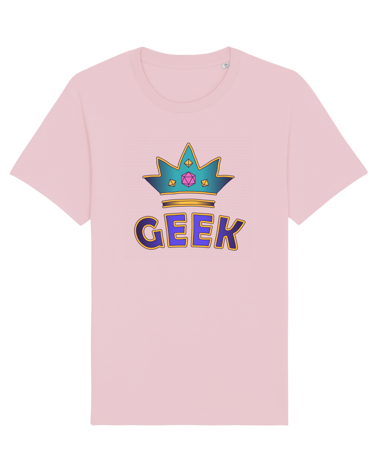 Tricou mânecă scurtă Unisex Rocker Cotton Pink