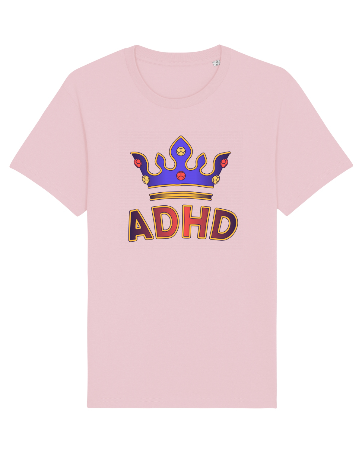 Tricou mânecă scurtă Unisex Rocker Cotton Pink