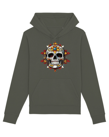 Mandala Skull Khaki