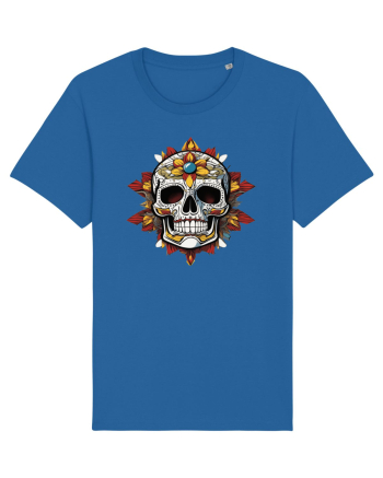 Mandala Skull Royal Blue