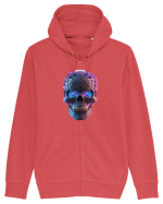 Mandala Skull 3D Hanorac cu fermoar Unisex Connector