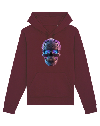Mandala Skull 3D Burgundy
