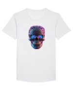 Mandala Skull 3D Tricou mânecă scurtă guler larg Bărbat Skater