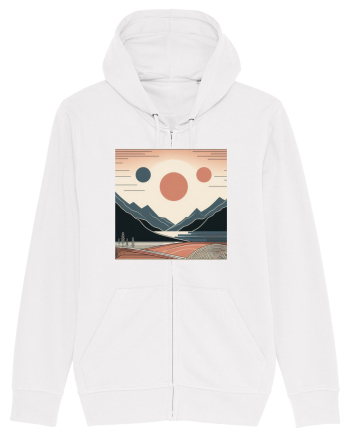 Natura munti soare si mare White