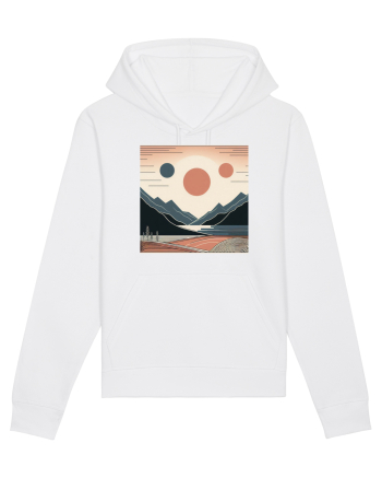 Natura munti soare si mare White