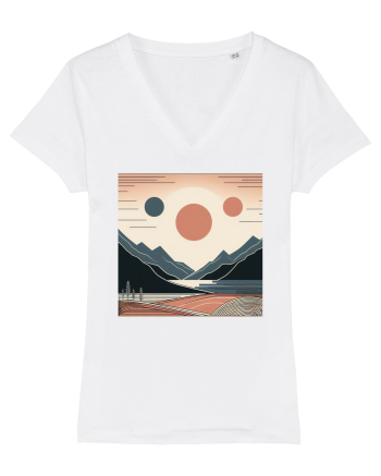 Natura munti soare si mare White