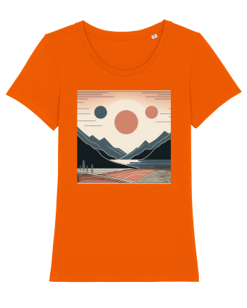 Natura munti soare si mare Bright Orange