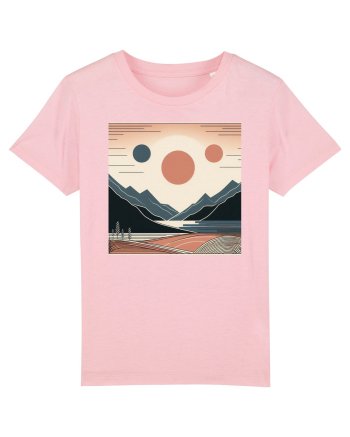 Natura munti soare si mare Cotton Pink