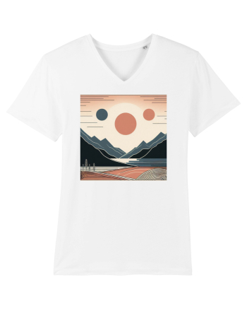 Natura munti soare si mare White