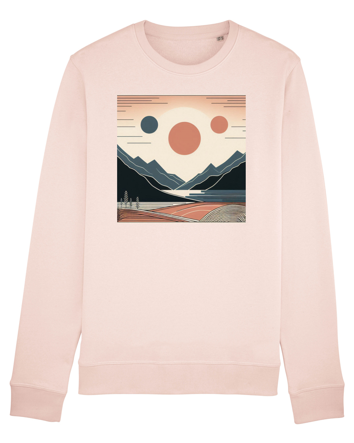 Bluză mânecă lungă Unisex Rise Candy Pink