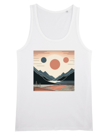Natura munti soare si mare White