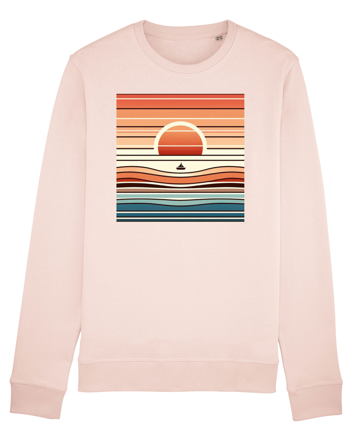 Bluză mânecă lungă Unisex Rise Candy Pink