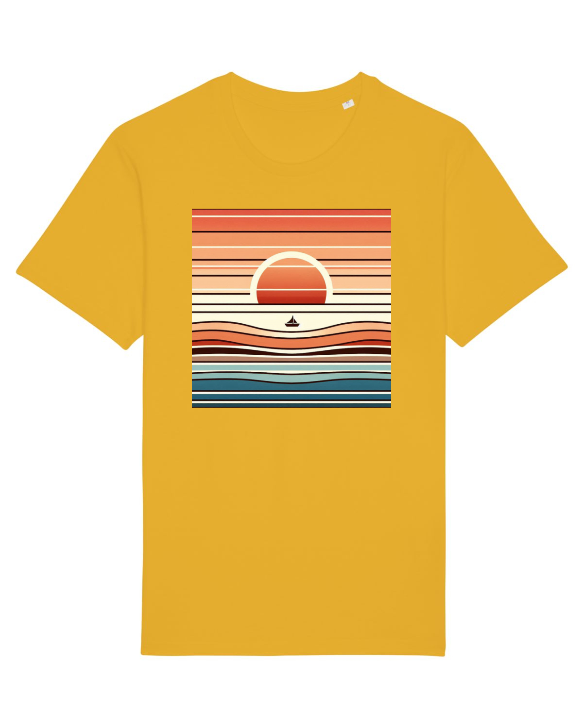 Tricou mânecă scurtă Unisex Rocker Spectra Yellow