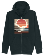 Sunset - soare dupa nori pufosi Hanorac cu fermoar Unisex Connector